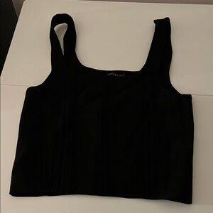 Dynamite Elegant Black Crop Top